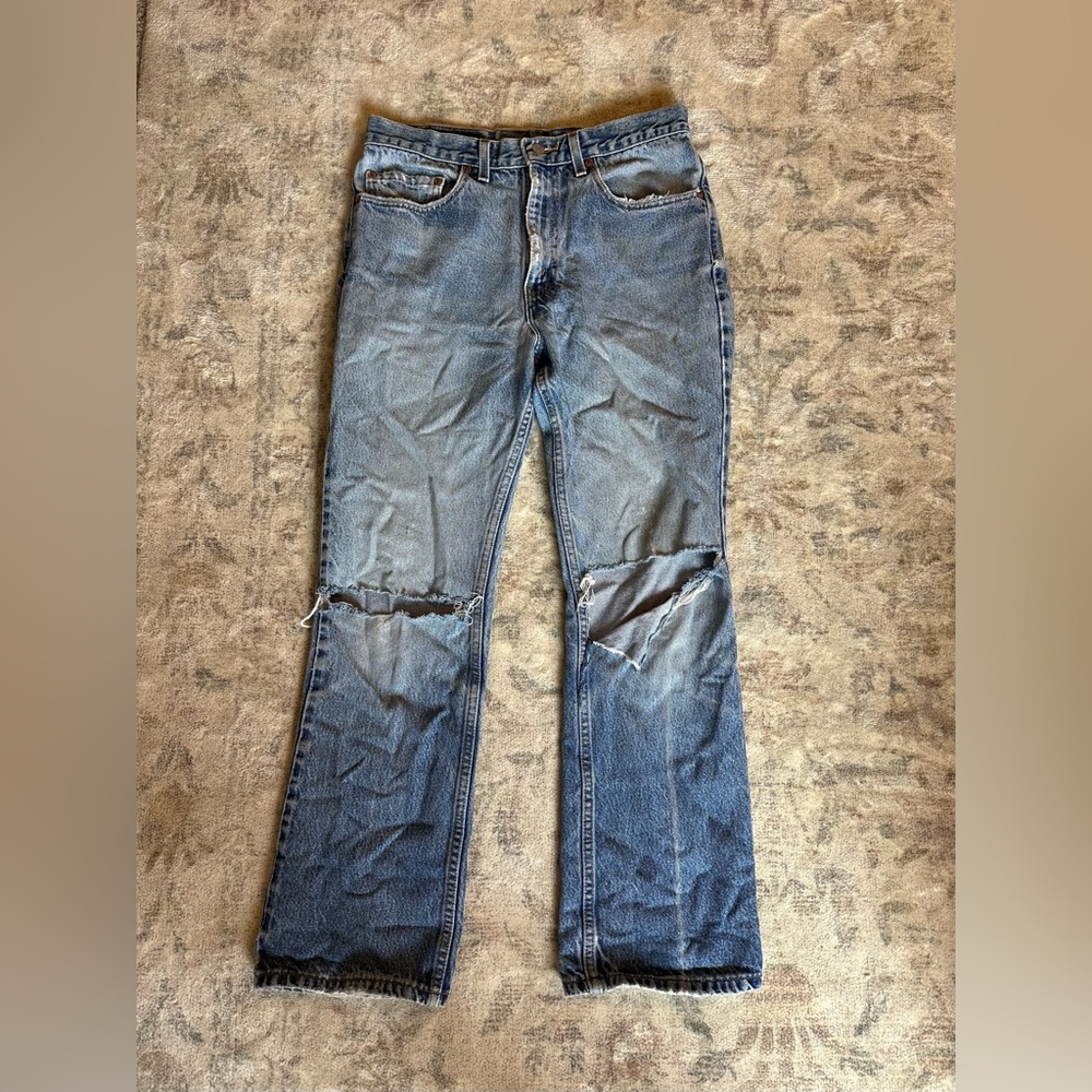Levi's Classic Blue Denim Jeans
